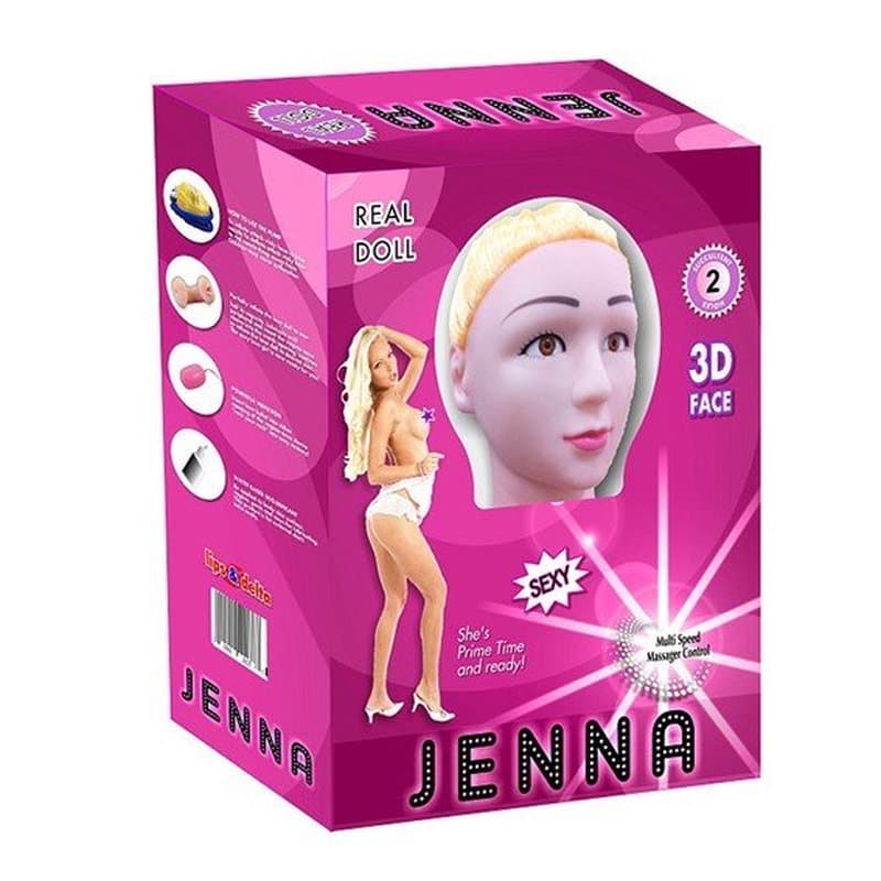 Jenna Titreşimli Realistik Şişme Bebek Kadın Manken